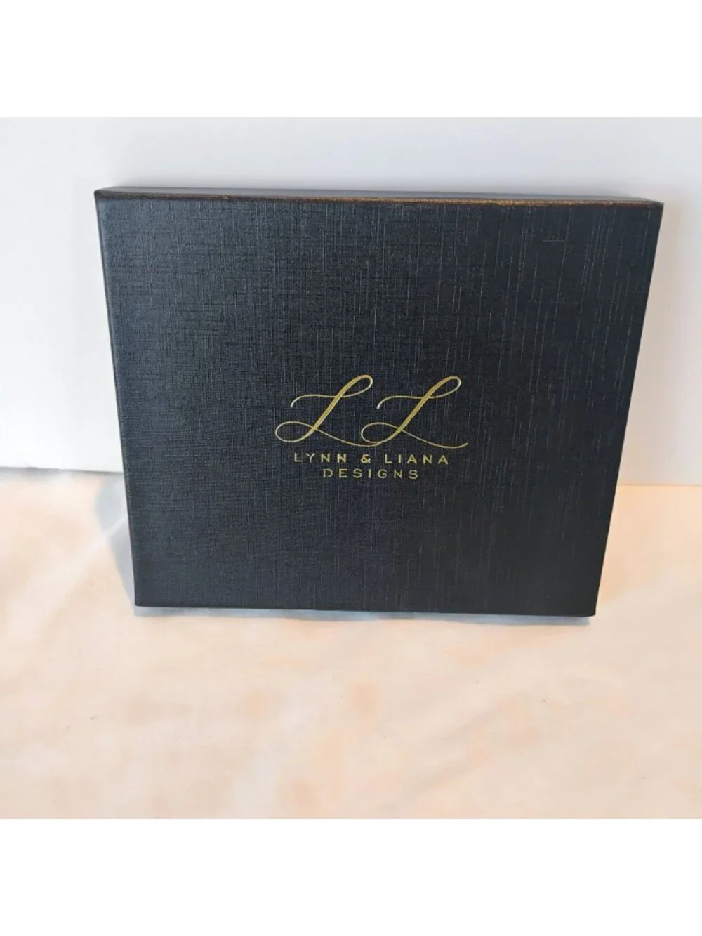 Lynn & Liana Designs Cheese Knife Set Wood Resin Handle Gold Glitter- NEW in Box